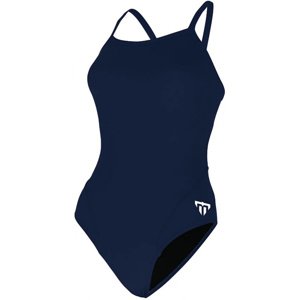Dámske plavky michael phelps solid mid back navy/white 32