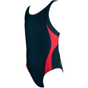 Dievčenské plavky finis youth bladeback splice black/red 24