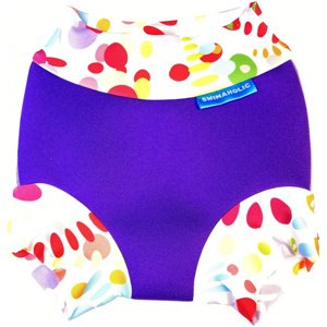 Dojčenské plavky swimaholic swim nappy coloured dots xxl