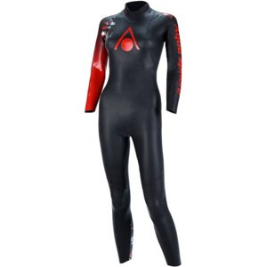 Dámsky plavecký neoprén aqua sphere racer v3 women black/red m