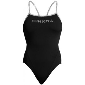 Funkita black current single strap one piece 36