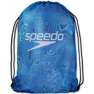 Speedo printed mesh bag modrá