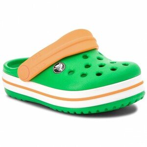Crocs - šľapky CROCBAND CLOG K green/orange Velikost: 28-29