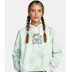 RVCA mikina In The Air Venice light green Velikost: S