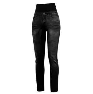 CRAZY IDEA Crazy nohavice Sound print jeans black Velikost: M