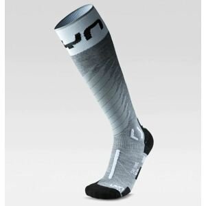 UYN ponožky Woman Ski One Merino Socks grey melange white Velikost: 37-38