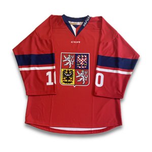 CCM Reprezentačný dres CCM biely Červenka, Senior, červená, XL