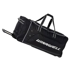 Winnwell Taška Winnwell Premium Wheel Bag s madlom, černá, Junior, 36"