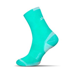Termo ponožky - mentolová, L (44-46)
